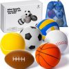 Baby & Toddler EH.DT | Set Of 6 Mini Sports Foam Balls For Kids Ball, Outdoor Toddler Toys, Toddler Ball Toys, Toddler Sports Toys, Outdoor Toys For Toddlers, Toddler Outdoor Play, Foam Football, Baby Ball, Toddler Boy Toy