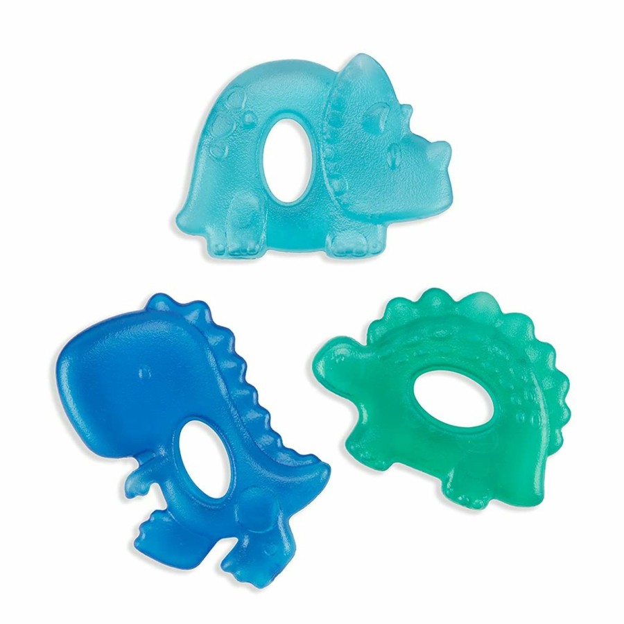 Baby & Toddler Itzy Ritzy | Itzy Ritzy Water-Filled Teethers - Cold Cutie Coolers Textured On Both Sides To Massage Sore Gums & Emerging Teeth - Can Be Chilled In Refrigerator, Set Of 3 Green Cactus Water Teethers