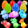 Baby & Toddler JOYIN | Joyin 6 Pcs Pre-Filled Easter Eggs With Light-Up Floating Bath Toys For Kids Toddler Eggs Hunt, Basket Stuffers/Fillers, Filling Treats, Party Favor, Classroom Prize Supplies