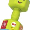 Baby & Toddler Fisher-Price | Fisher-Price Laugh & Learn Baby To Toddler Toy Countin' Reps Dumbbell Rattle With Lights & Music For Ages 6+ Months