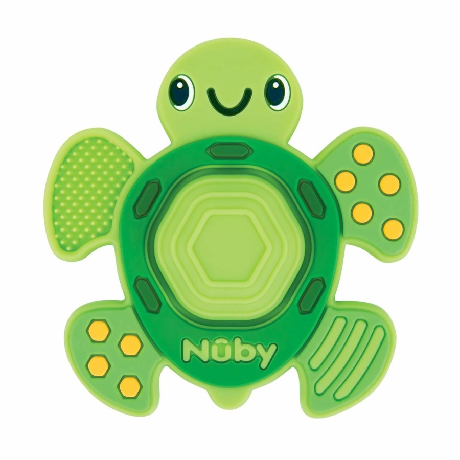 Baby & Toddler Nuby | Nuby Teethe N' Pop Sensory Play Teether, Bpa Free, 3+M, Turtle