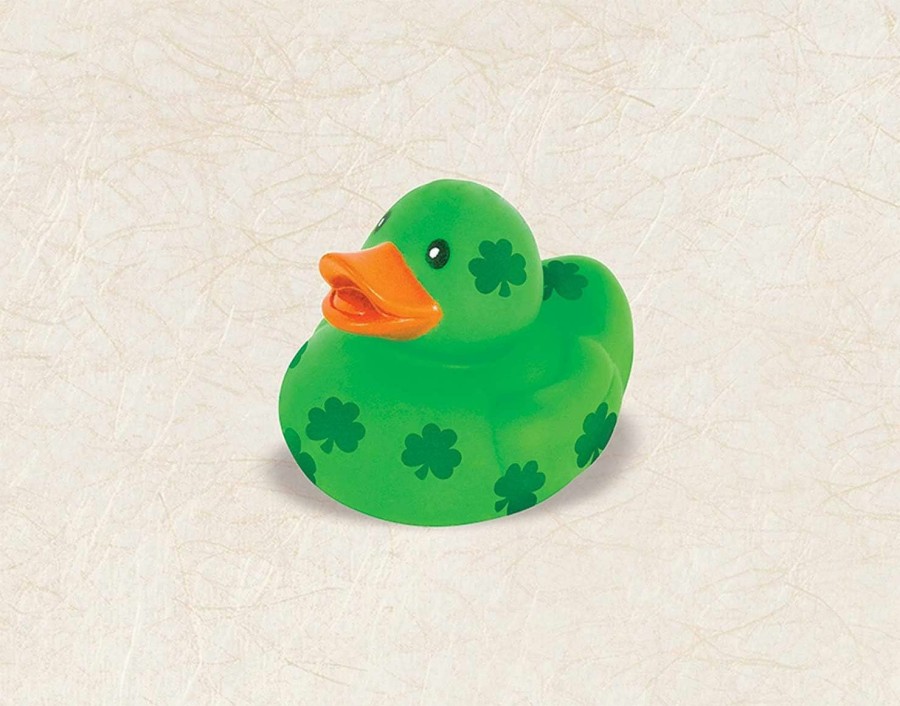 Baby & Toddler Amscan | Amscan St. Patrick'S Day Duck Toy 1 Pc, 2 1/2\" X 1 1/2\", Green