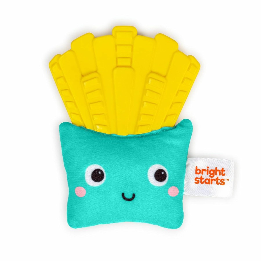 Baby & Toddler Bright Starts | Bright Starts Side Of Smiles French Fry Teether Toy With Crinkle Textures, Bpa Free, Unisex, 3 Months+