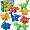 Baby & Toddler Edumoteso | Learning Toys For 2 3 4 5 Year Old, 26Pcs Dinosaur Alphabet Learning Toys With Uppercase And Lowercase,Preschool Activities Montessori Fine Motor Toys For Toddlers Kids Age 18M+ Boys Girls Gift