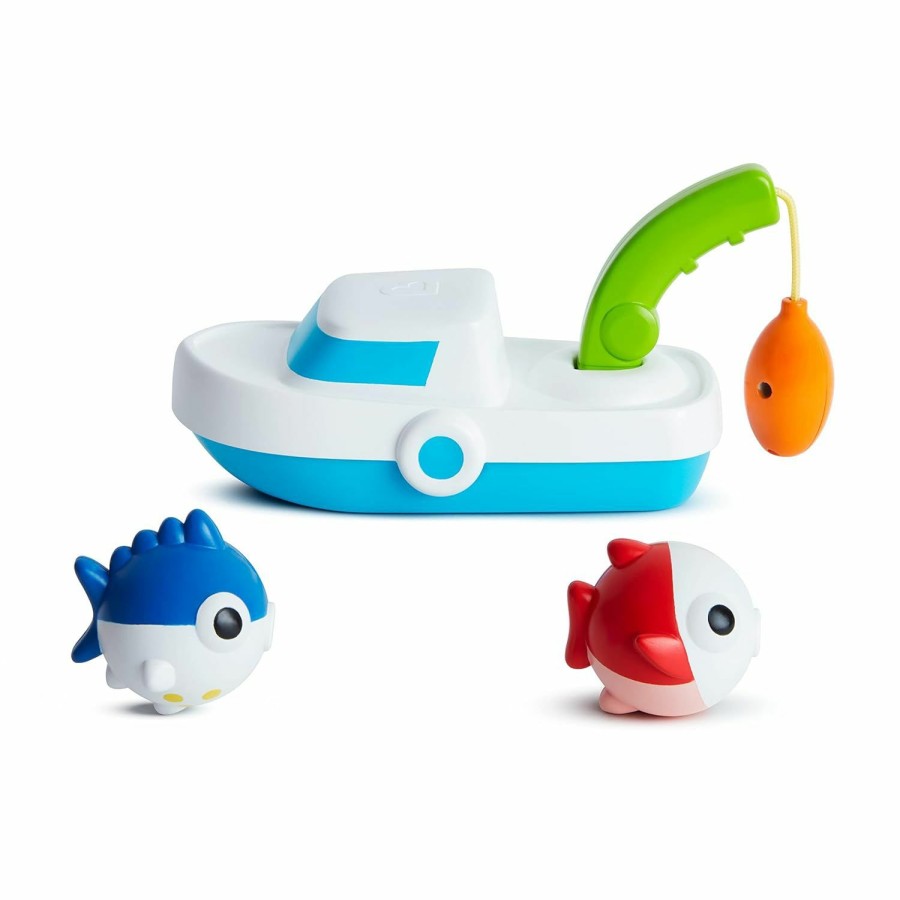 Baby & Toddler Munchkin | Munchkin Fishin' Magnetic Baby And Toddler Bath Toy, 4Pc Set