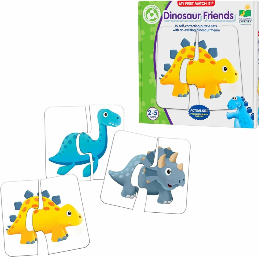 Baby & Toddler The Learning Journey | The Learning Journey: My First Match It - Head And Tails - 15 Piece Self-Correcting Animal Matching Puzzles - Learning Toys For Toddlers 1-3 - Award Winning Toys