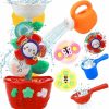 Baby & Toddler GOODLOGO | Girl Bath Toys For Kids 1-3 Bathtub Toys For Toddlers Water Tub Toys For Babies 1 2 3 Year Old Girls Boys Gifts With 1 Mini Sprinkler 2 Toys Cups Gifts Ideal With Color Box