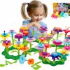 Baby & Toddler Byserten | Byserten Gifts For 3-6 Year Old Girls Flower Garden Building Set 98 Pcs Arts And Crafts For Girls 11 Colors Birthday Gifts Christmas