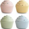 Baby & Toddler mushie | Mushie Silicone Mix And Match Cupcake Toy 4 Pack | Mold Free