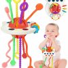 Baby & Toddler Yetonamr | Yetonamr Baby Sensory Montessori Toy For 6-12-18 Months, Pull String Silicone Teething Toy, Easter Basket Stuffers Birthday Gift Travel Toy For 1 2 Year Old Boy Girl Infant Toddlers 8 9 Months Old