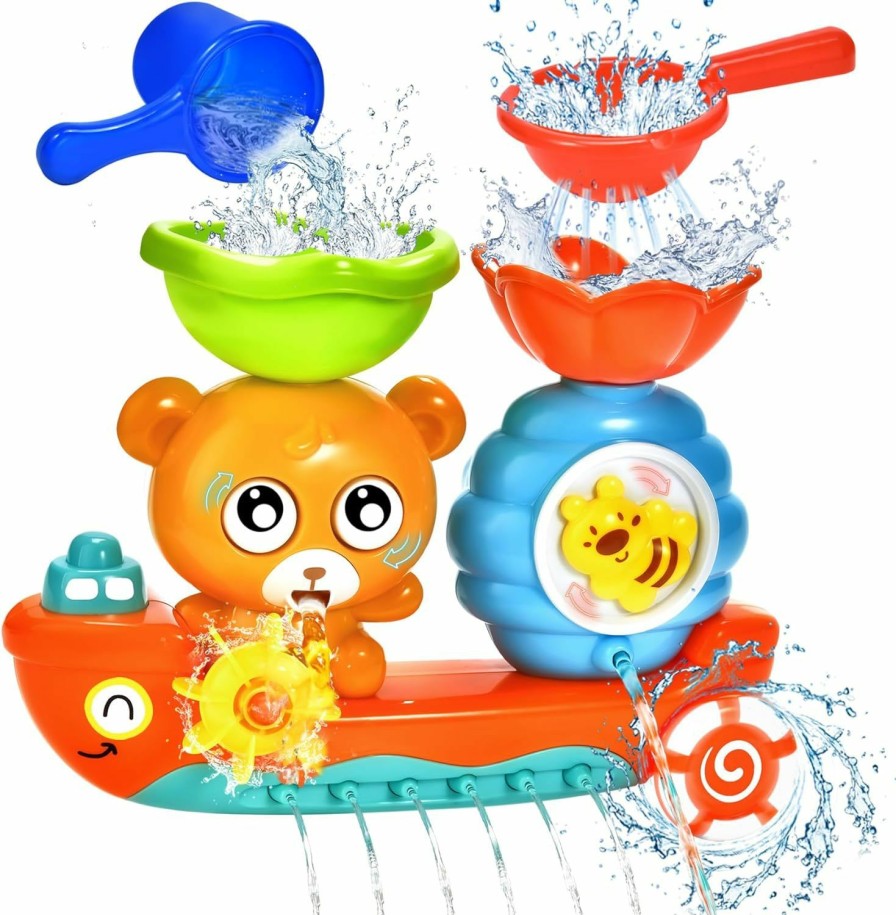 Baby & Toddler GOODLOGO | Bath Toys For Toddlers 1-3 Kids Bathtub Toy Bear Water Tub Toys For Shower Bath Time Toys To Boys Girls Baby Kids Infant Preschool Learning Gift