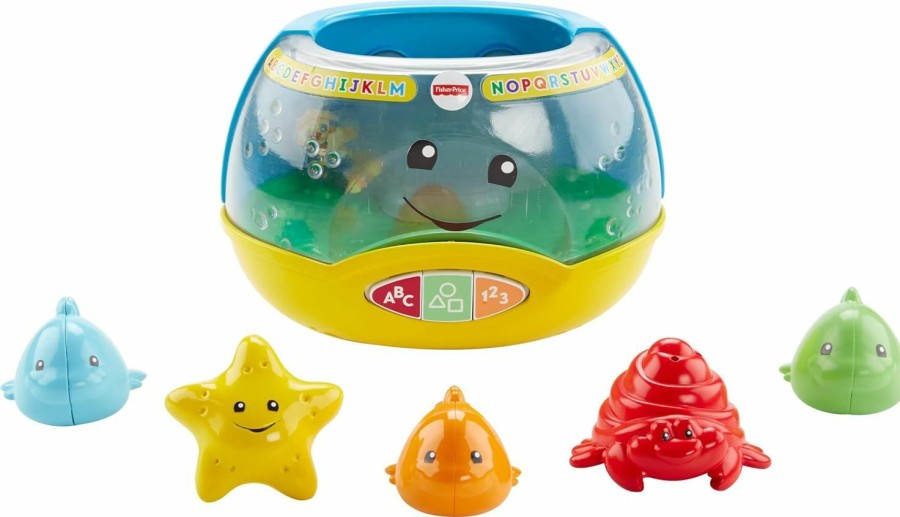 Baby & Toddler Fisher-Price | Fisher-Price Laugh & Learn Baby & Toddler Toy Magical Lights Fishbowl With Smart Stages Learning Content For Ages 6+ Months