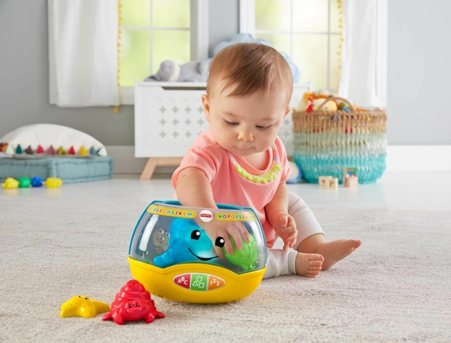 Baby & Toddler Fisher-Price | Fisher-Price Laugh & Learn Baby & Toddler Toy Magical Lights Fishbowl With Smart Stages Learning Content For Ages 6+ Months