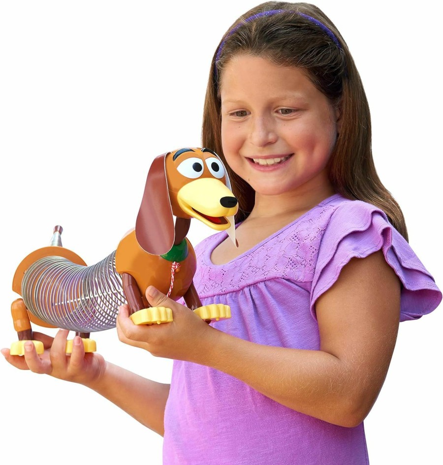 Baby & Toddler Just Play | Disney And Pixar Toy Story Slinky Dog Jr Pull Toy, Toys For 3 Year Old Girls And Boys, Officially Licensed Kids Toys For Ages 18 Month By Just Play