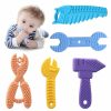 Baby & Toddler Majobee | 5Pcs Baby Teething Toys, Silicone Sensory Teether Toys For Babies, Infant Toys 0-6 Baby Shower Gifts For 3 9 12 18 Month 1 One Year Old Girls Boys, Newborn Kids Toddler Chew Toy, Travel Toys, Bpa Free