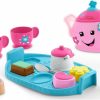 Baby & Toddler Fisher-Price | Fisher-Price Laugh & Learn Toddler Learning Toy Sweet Manners Tea Set With Smart Stages For Pretend Play Ages 18+ Months