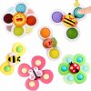 Baby & Toddler PARHILYAR | Suction Cup Spinner Toy For Baby - Suction Cup Fidget Spinner Toys Bath Toys Window Spinning Top Baby Toys 12-18 Months Christmas Birthday Gifts For 1 2 3 Boys Girls Sensory Toys For Toddlers 1-3