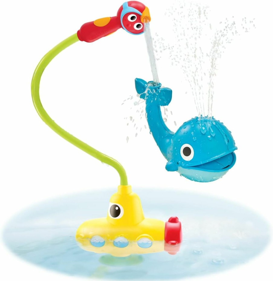 Baby & Toddler Yookidoo | Yookidoo Kids Bath Toy - Award Winning Submarine Spray Station (Mold Free) - Battery Operated Water Pump With Hose Hand Shower For Baby Bathtime Play- Generates Magical Effects Age 2-6 Years