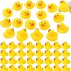 Baby & Toddler GADIEDIE | Gadiedie Rubber Duck 50 Pack Mini Rubber Ducky Float Ducks Baby Bath Toy, Great For Jeep Ducking, Shower, Birthday Party, Carnival Game Gift(1.6\"X 1.5\" X 1.2\")