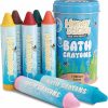 Baby & Toddler Honeysticks | Honeysticks Bath Crayons For Toddlers & Kids - Handmade From Natural Beeswax For Non Toxic Bathtub Fun - Fragrance Free, Non-Irritating Bath Toys - Bright Colors And Easy To Hold - Washable - 7 Pack