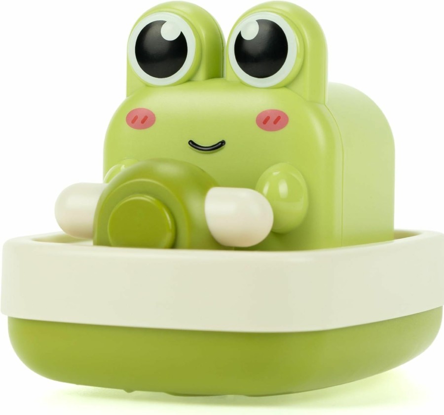 Baby & Toddler DUCKBOXX XX | Duckboxx Xx Wind-Up Boating Frog Bath Toy For Kids