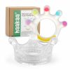 Baby & Toddler haakaa | Haakaa Silicone Teether Combo - Baby Freezer Teething Toy - Soft Cold Teether - Soothe Teething Pain & Itching Gums - Perfect Size - Palm & Ferris Wheel Shape For 3M+ Babies Bpa Free - 2 Pk