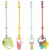 Baby & Toddler SMAutoLife | Smautolife Toy Safety Straps 4Pk Stretchable Silicone Pacifier Clips Baby Toddler Teether Bottle Harness Straps For Strollers,High Chair,Shopping Cart,Cribs,Exersaucer