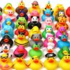 Baby & Toddler Hurdaos | Assortment Rubber Ducks In Bulk, 50-Pack Assorted Mini Duckies Toy For Ducking Cruise Ships, 2'' Floater Duck For Kids Bath Toy, Gift For Birthday Thanksgiving Halloween Christmas Party Favors