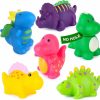 Baby & Toddler LotFancy | Lotfancy Bath Toys For Kids Ages 1-3, Mold Free Bath Toys For Infants Toddlers, 8Pcs No Holes Ocean Sea Animal Bathtub Toys, Soft Baby Bath Tub Toys