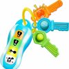 Baby & Toddler JOYIN | Joyin Baby Car Keys Teether - Toddlers Sensory Learning Toy W/Music & Lights - Musical Baby Toys 6 To 12 Months For Travel - Birthday Gifts For Baby Age 6+ Months - Easter Stocking Stuffers