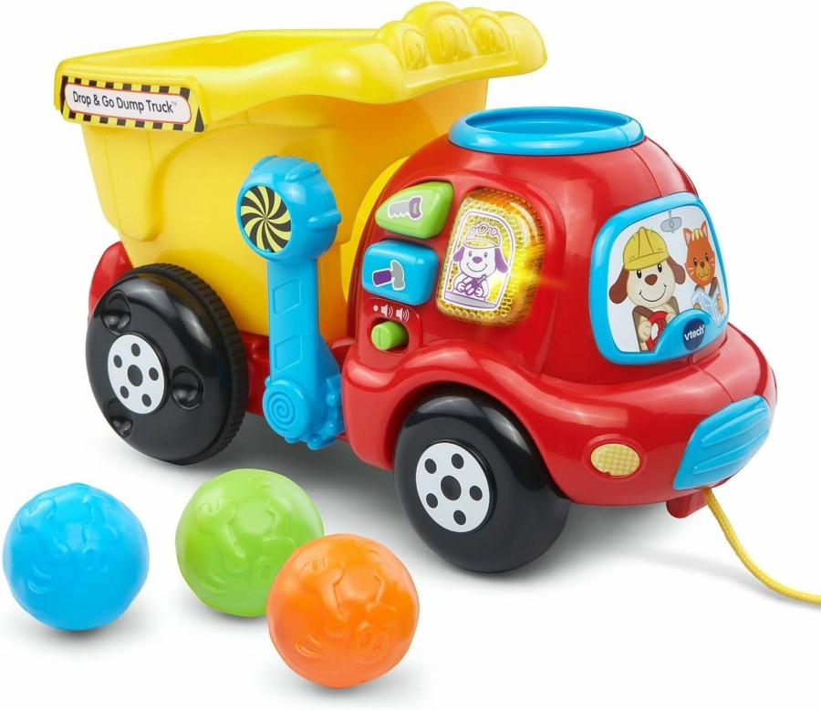 Baby & Toddler VTech | Vtech Drop And Go Dump Truck, Yellow