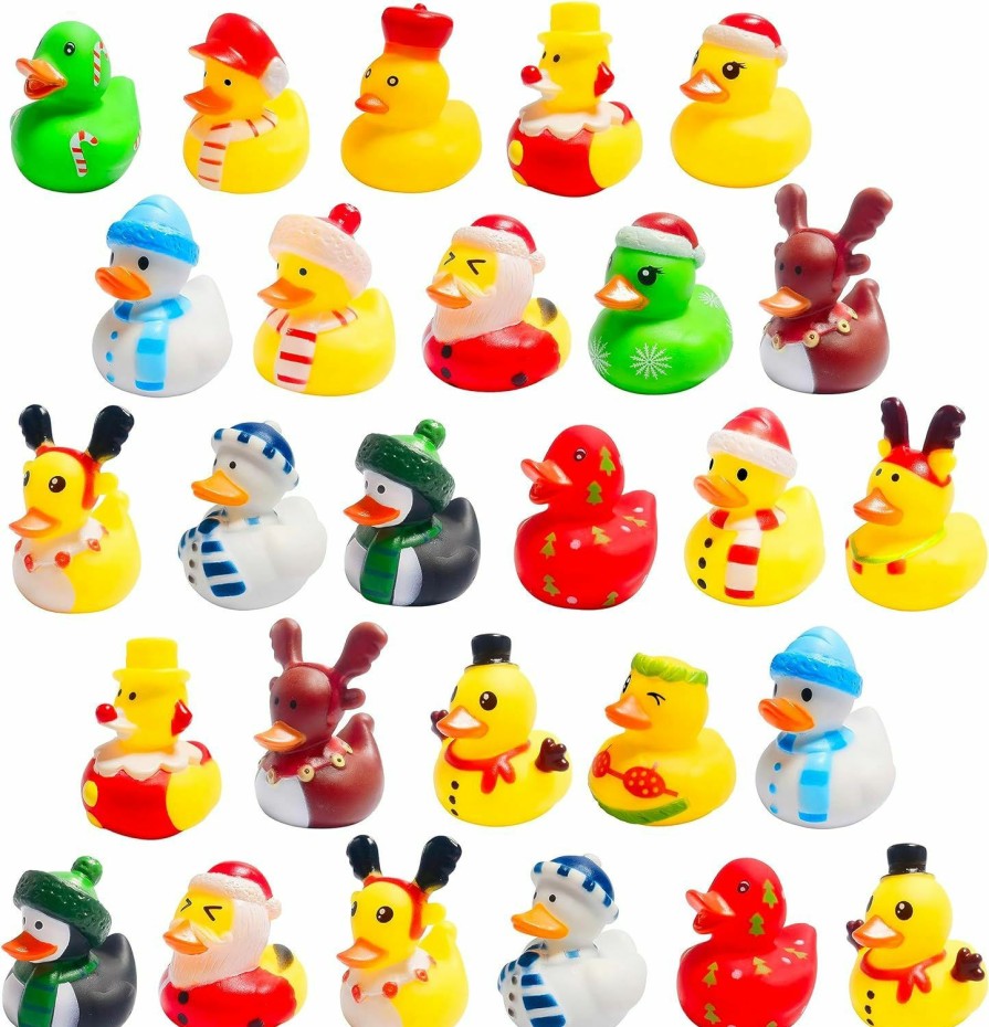 Baby & Toddler Holydeck | 27 Pcs St. Patrick'S Day Rubber Ducks,Baby Showers Accessories,Mini 2.16\" Duckies Bath Toys For Kids St. Patrick'S Day Party Favors,Gift Exchange (St. Patrick'S)