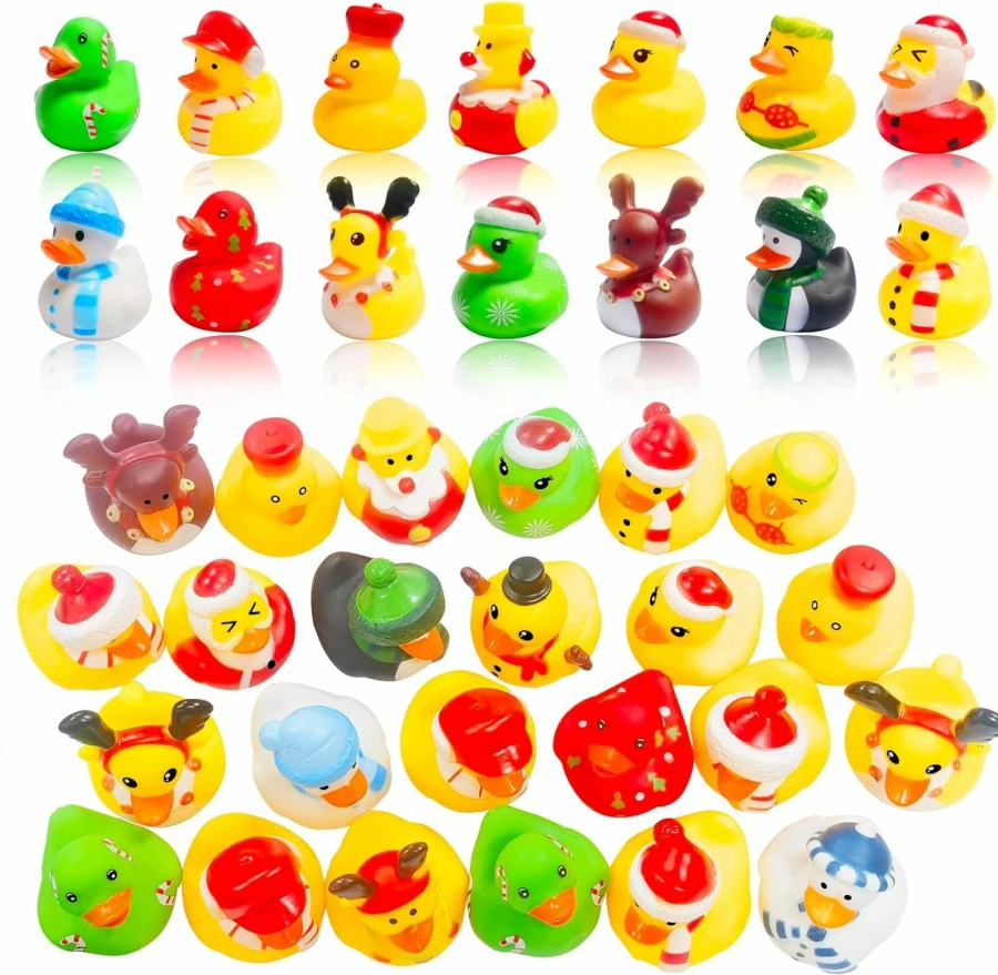 Baby & Toddler Holydeck | 27 Pcs St. Patrick'S Day Rubber Ducks,Baby Showers Accessories,Mini 2.16\" Duckies Bath Toys For Kids St. Patrick'S Day Party Favors,Gift Exchange (St. Patrick'S)