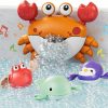 Baby & Toddler TUMAMA | Tumama Baby Bath Toy,Musical Bath Bubble Maker Machine,3 Wind-Up Bathtub Toys,Crab Shower Water Toy For Toddlers Kids Boys Grils,4 Pieces