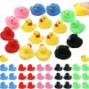 Baby & Toddler GADIEDIE | Gadiedie50 Pack Multicolor Mini Rubber Ducky Float Ducks Baby Bath Toy, Great For Jeep Ducking, Shower, Birthday Party, Carnival Game Gift(1.6\"X 1.5\" X 1.2\". 6 Colors)