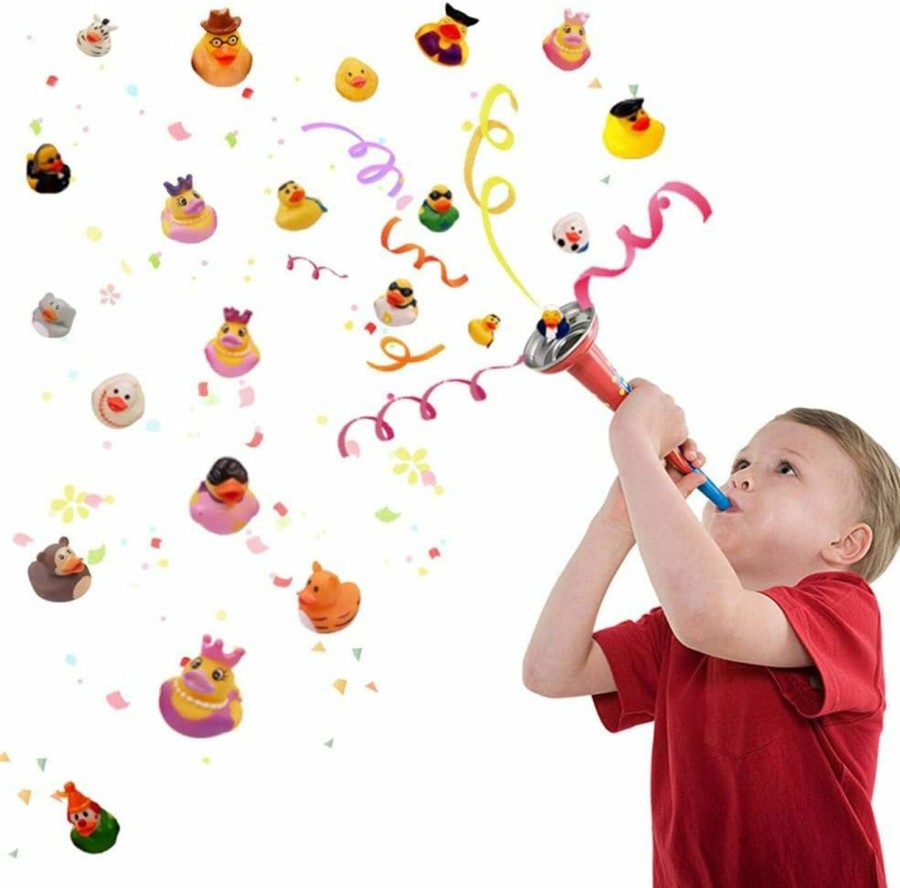 Baby & Toddler XY-WQ | Xy-Wq Rubber Duck 50 Pack For Jeeps Bath Toy Assortment - Bulk Floater Duck For Kids - Baby Showers Accessories - Party Favors, Birthdays, Bath Time, And More (50 Varieties)